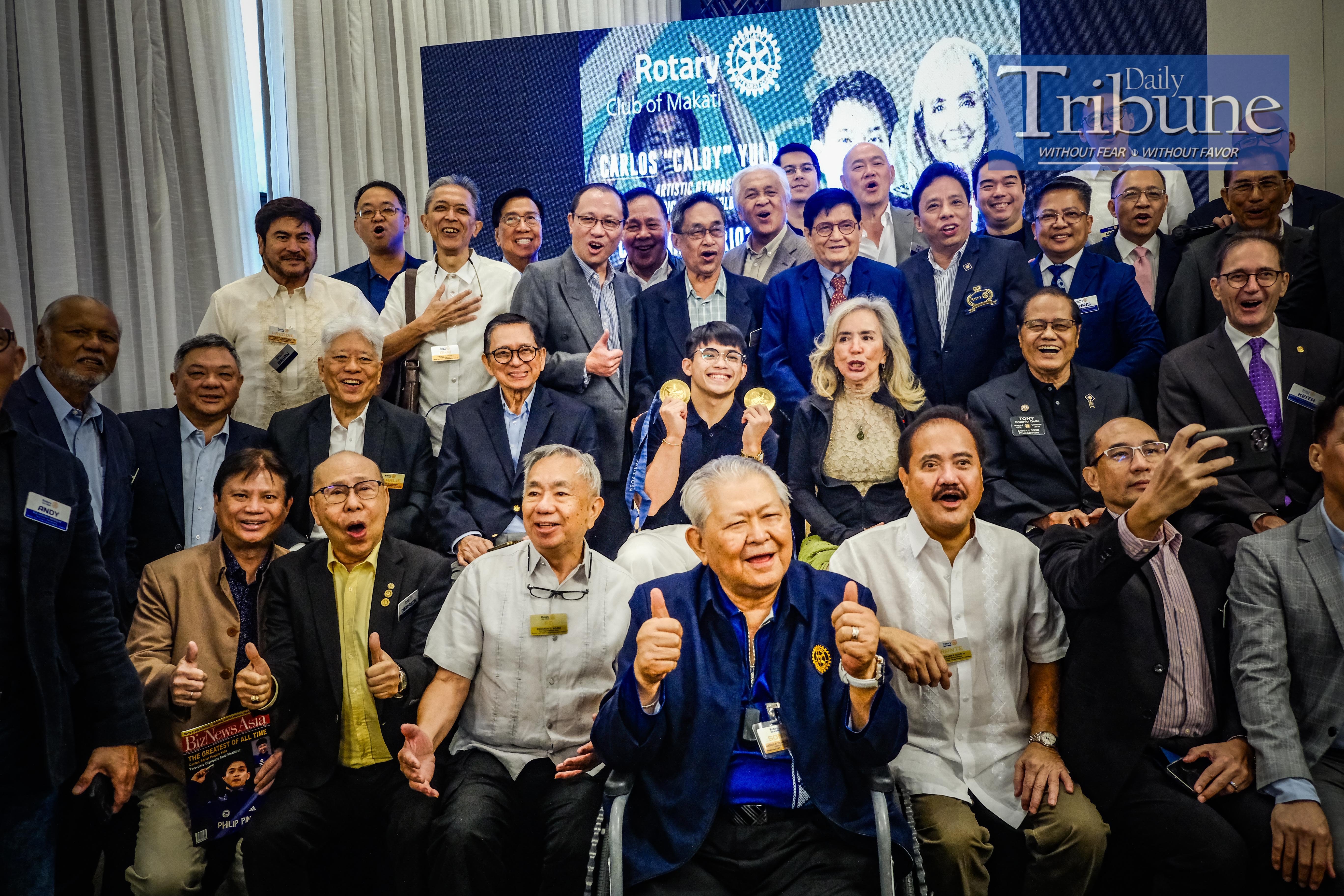 Rotary Club of Makati meets Carlos Yulo